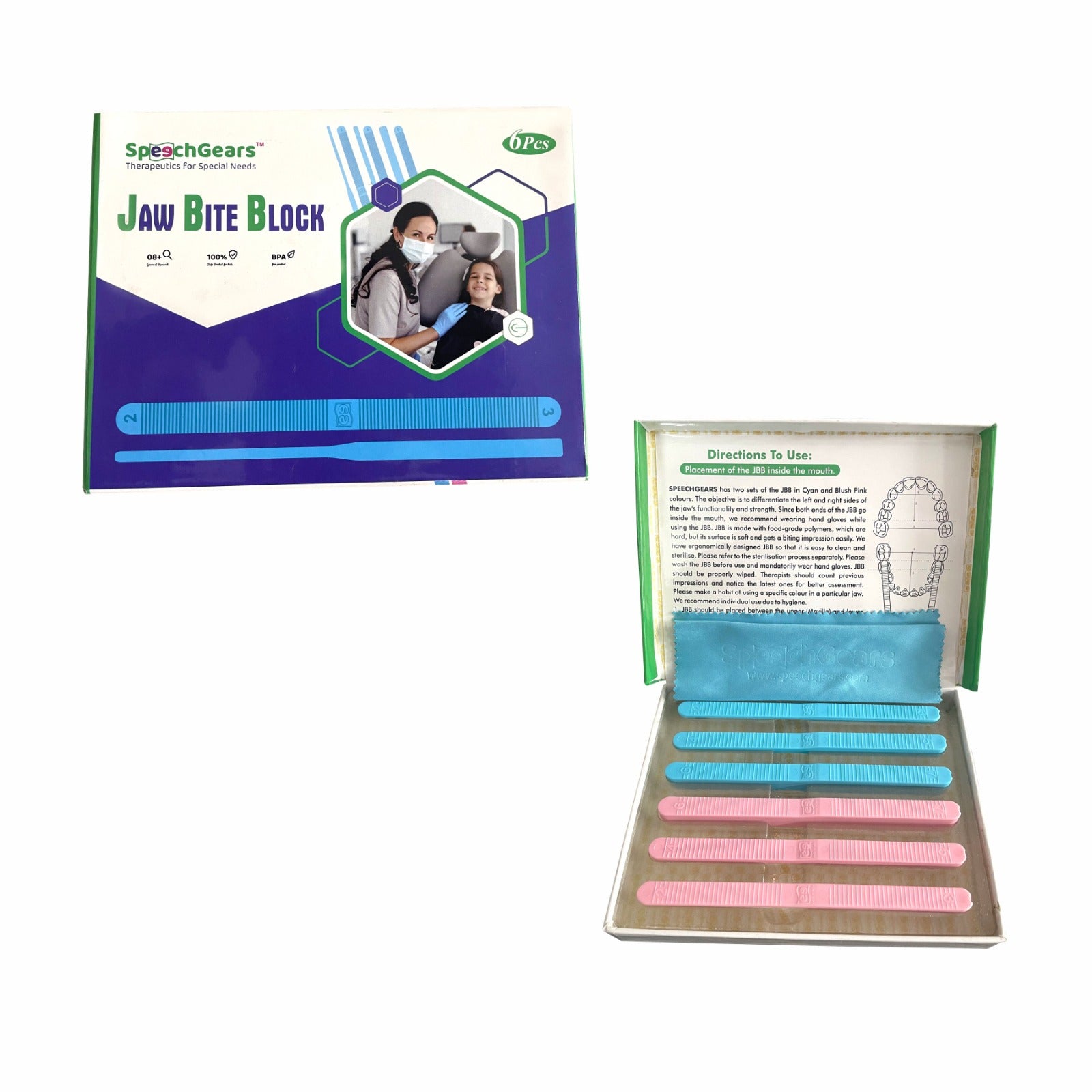 SpeechGears Jaw Bite Blocks